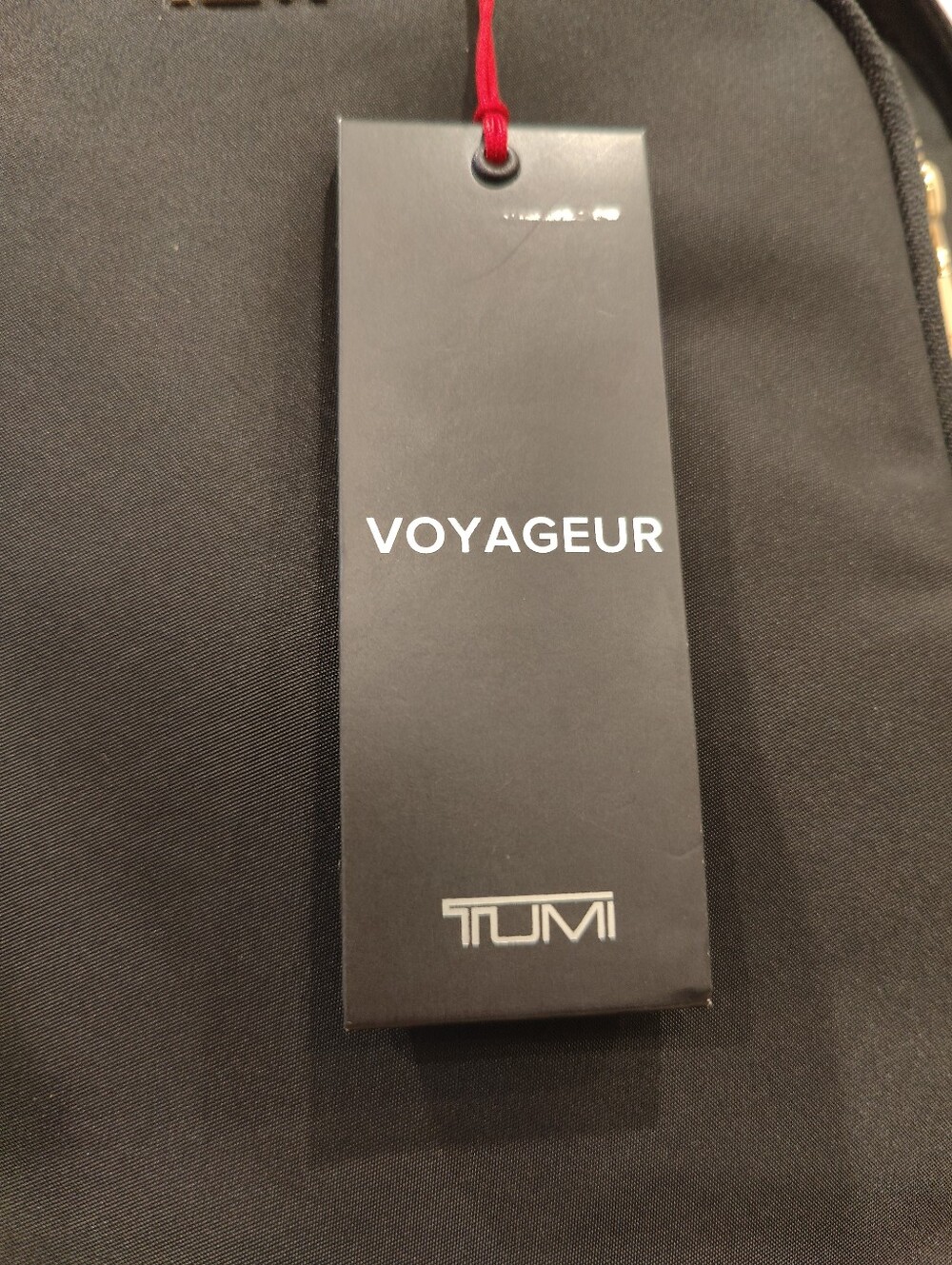 NWT Tumi Voyager Celina Backpack - Black/Gold - Picture 3 of 16
